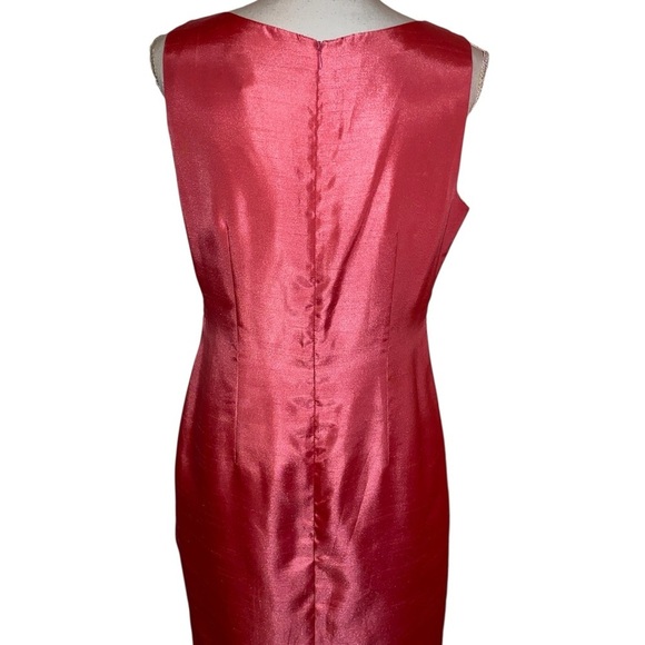 Jessica Howard 2-PC Dress and Jacket Set in Coral Size 12 - Picture 4 of 11